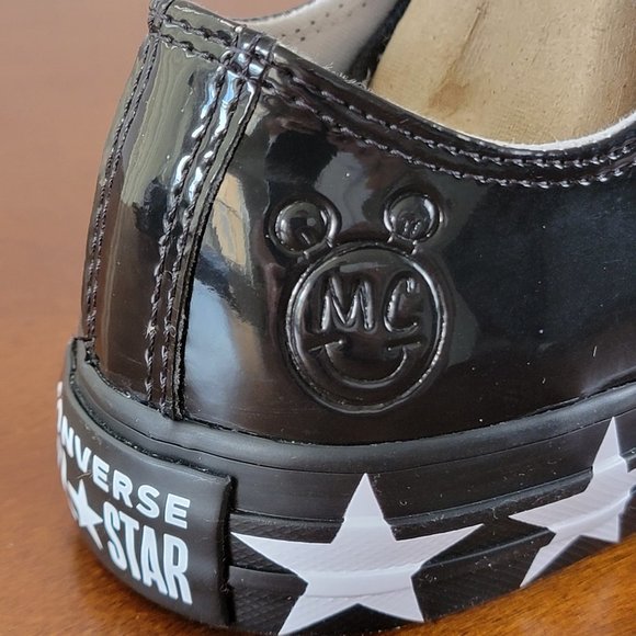 Converse X Miley Cyrus Chuck Taylor All Star Ox Patent Leather 563720C Black - Picture 9 of 9